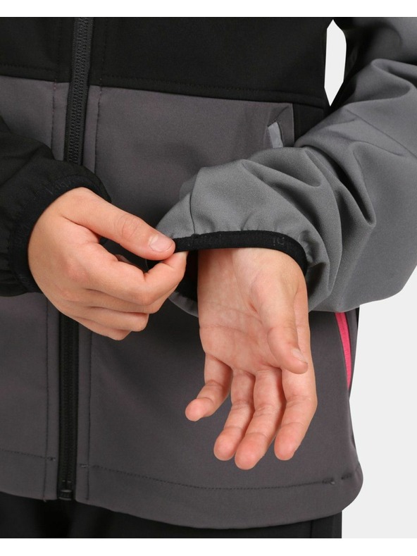 Kilpi Dievčenská softshellová bunda Kilpi RAVIA-J Black