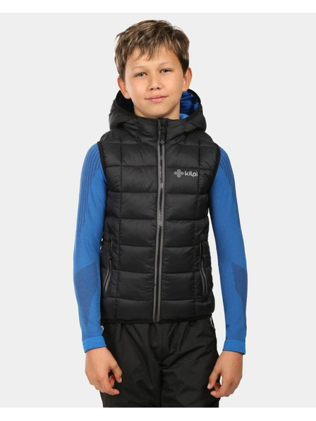 Kilpi Chlapčenská zateplená vesta Kilpi TOMM-JB Čierna