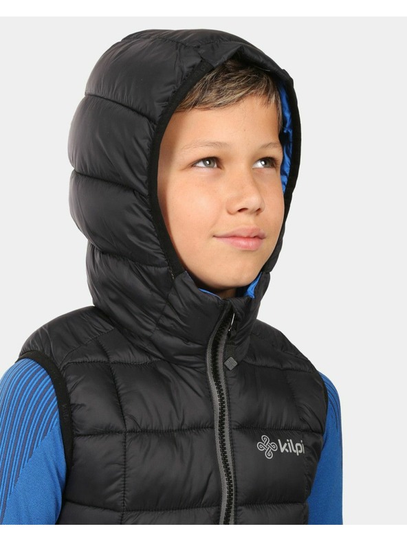 Kilpi Chlapčenská zateplená vesta Kilpi TOMM-JB Čierna