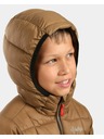 Kilpi Chlapčenská zateplená bunda Kilpi REBEKI-JB Hnedá