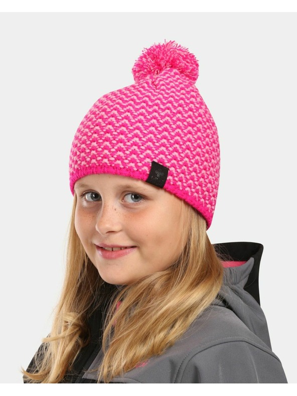 Kilpi Detská zimná čiapka Kilpi PAULO-J Ružová