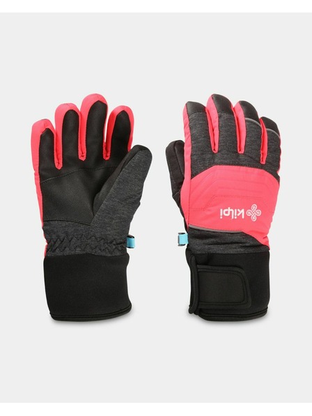 Kilpi Detské lyžiarske rukavice Kilpi SKIMI-J Ružová