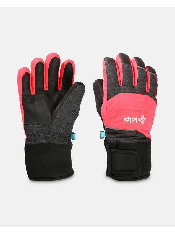 Kilpi Detské lyžiarske rukavice Kilpi SKIMI-J Ružová