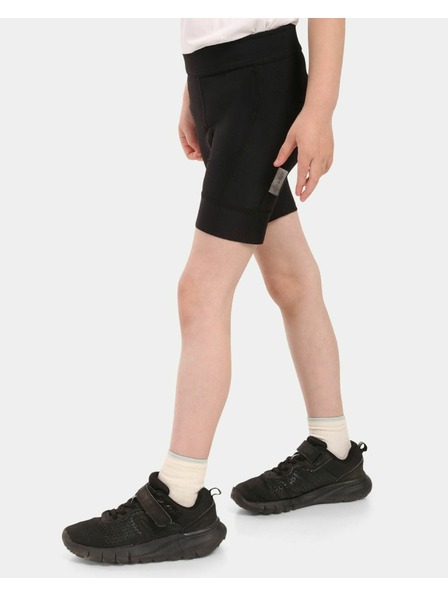 Kilpi Detské cyklistické krátke nohavice Kilpi PRESSURE-J Čierna