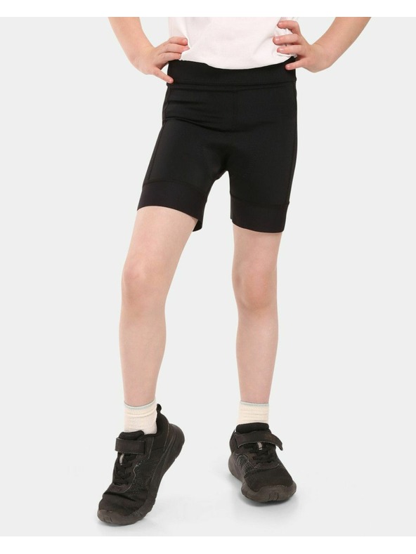 Kilpi Detské cyklistické krátke nohavice Kilpi PRESSURE-J Čierna