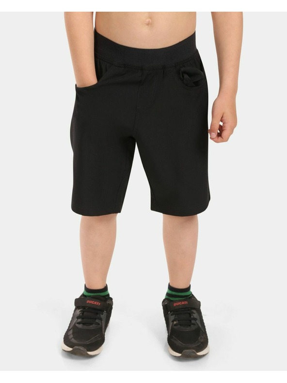 Kilpi Detské outdoorové kraťasy Kilpi MOLE-J Čierna