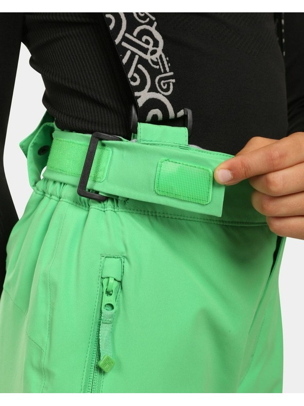 Kilpi Detské lyžiarske nohavice Kilpi MIMAS-J Zelená