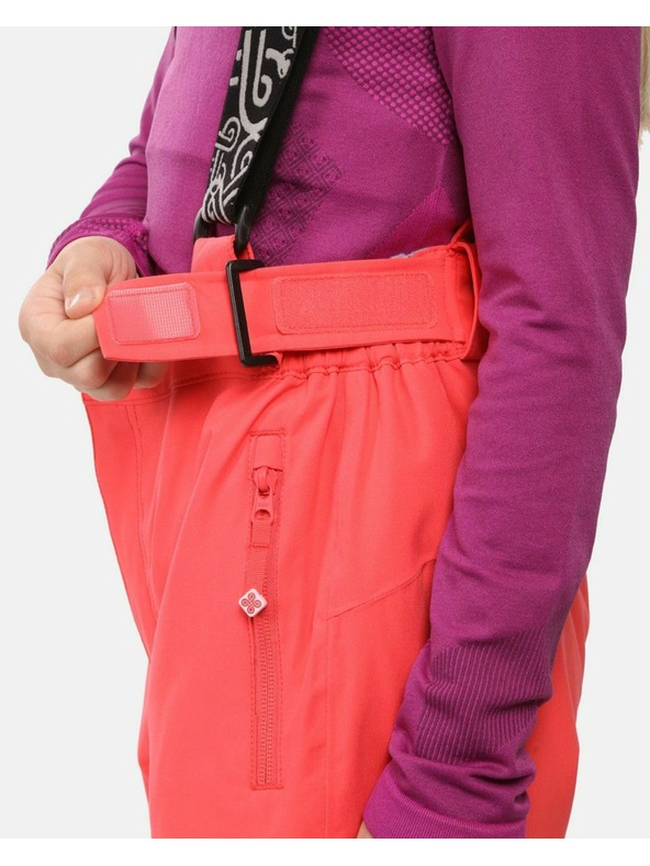 Kilpi Detské lyžiarske nohavice Kilpi MIMAS-J Ružová