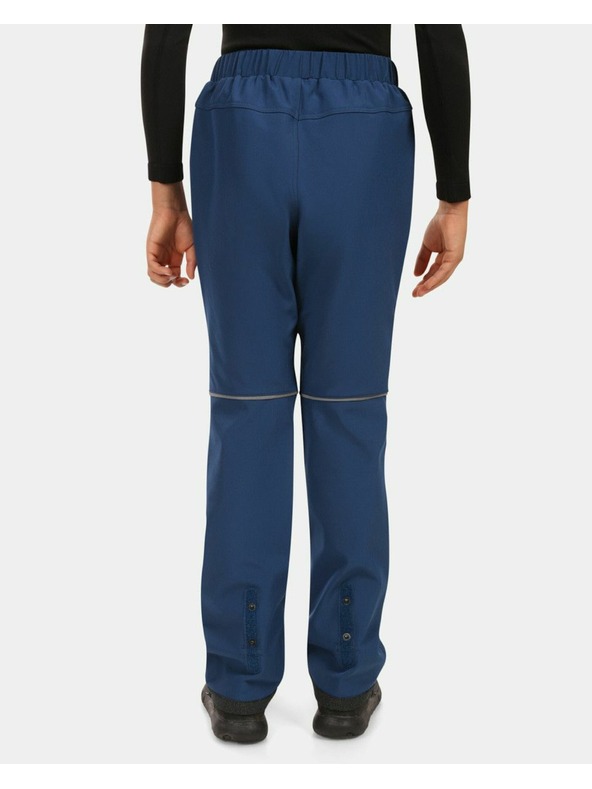 Kilpi Detské softshellové outdoorové nohavice Kilpi RIZO-J Tmavo modrá