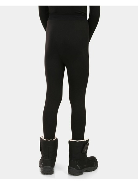 Kilpi Detské bezšvové termo nohavice Kilpi NIEL-JB Čierna