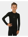 Kilpi Chlapčenské bezšvové termo tričko s dlhým rukávom Kilpi NATHAN-JB Čierna