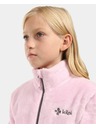 Kilpi Dievčenská chlpatá fleecová mikina Kilpi SKATHI-JG Svetloružová