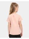 Kilpi Dievčenské bavlnené tričko Kilpi MALGA-JG Koralová