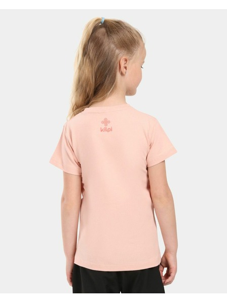 Kilpi Dievčenské bavlnené tričko Kilpi MALGA-JG Koralová