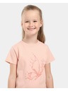 Kilpi Dievčenské bavlnené tričko Kilpi MALGA-JG Koralová