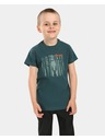 Kilpi Chlapčenské bavlnené tričko Kilpi SALO-JB Tmavozelená