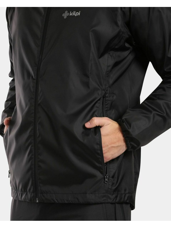 Kilpi Outdoorová nepremokavá bunda Kilpi JALUU-U Čierna