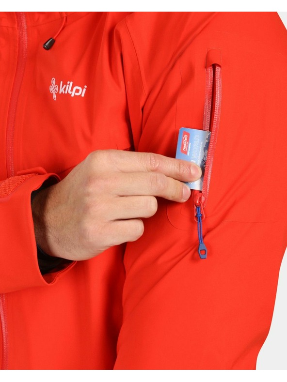 Kilpi Pánska hardshellová bunda Kilpi TRINITY-M Červená