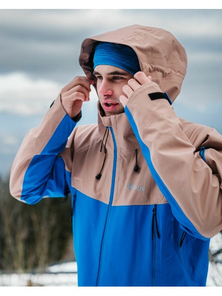 Kilpi Pánska hardshellová bunda Kilpi TRINITY-M Modrá