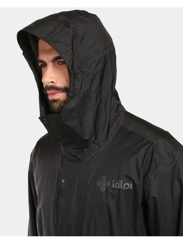 Kilpi Unisex lyžiarska pláštenka Kilpi TEAM RAINCOAT-U Čierna