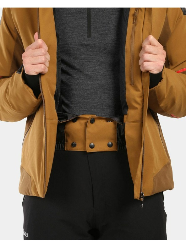 Kilpi Pánska lyžiarska bunda Kilpi TURNAU-M Hnedá