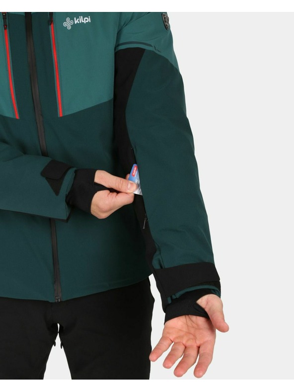 Kilpi Pánska lyžiarska bunda Kilpi TONNSI-M Tmavzelená