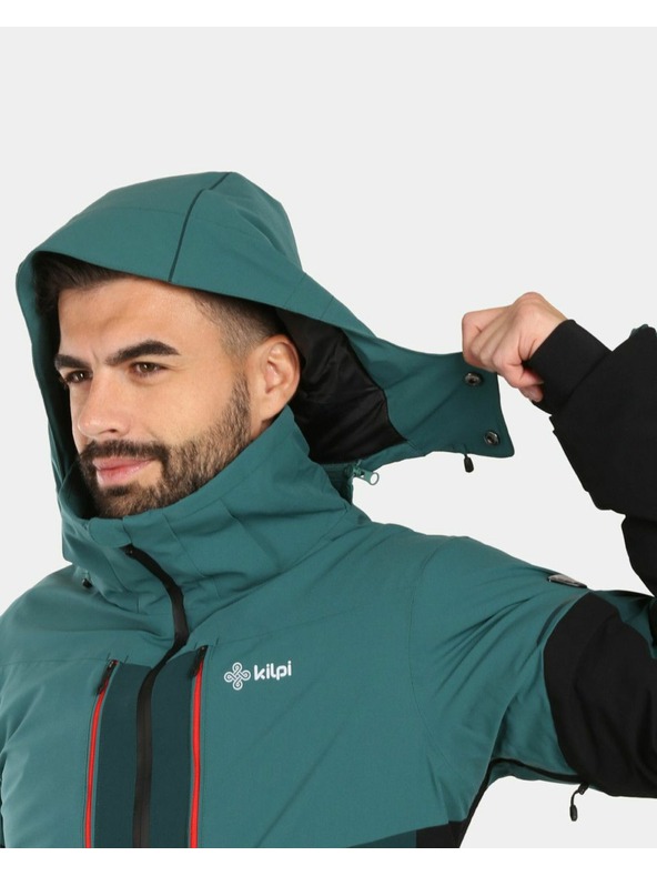 Kilpi Pánska lyžiarska bunda Kilpi TONNSI-M Tmavzelená