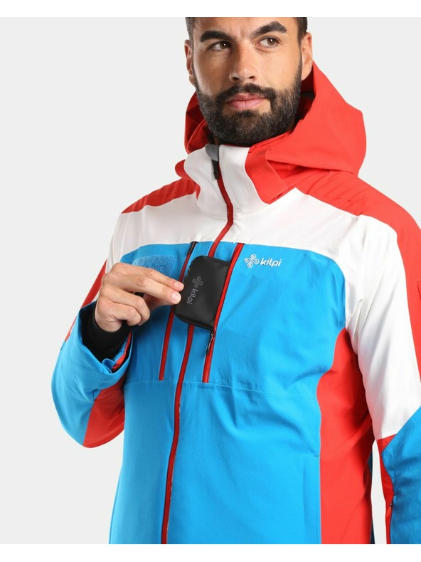 Kilpi Prémiová unisex lyžiarska bunda Kilpi DEXEN-U Modrá - červená