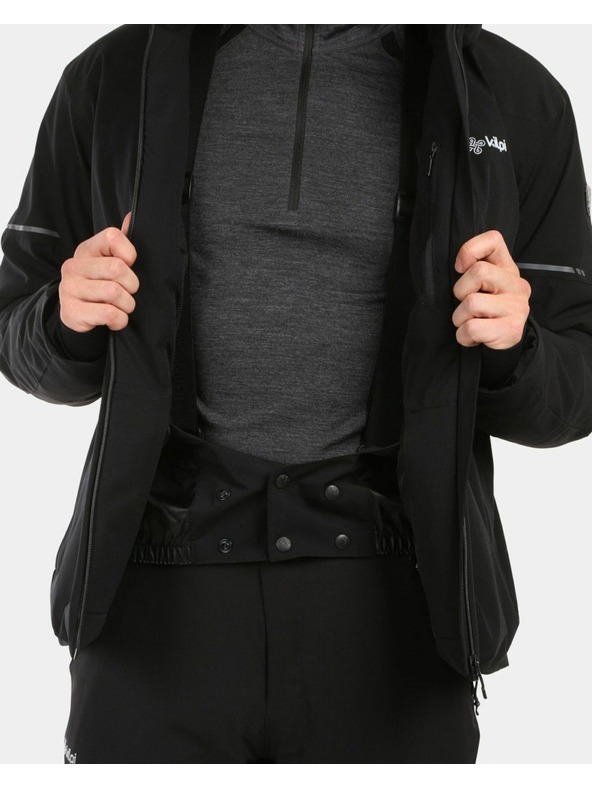 Kilpi Pánska lyžiarska bunda Kilpi TONNSI-M Čierna