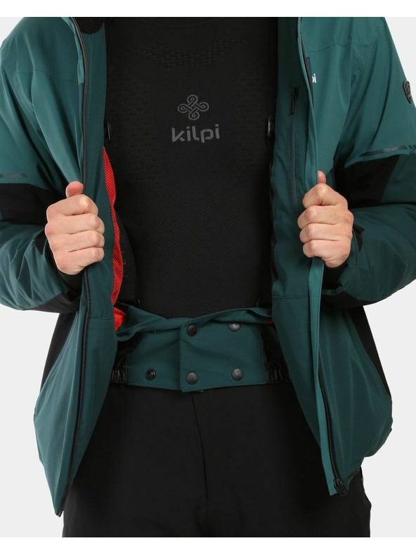 Kilpi Pánska lyžiarska bunda Kilpi TONNSI-M Tmavzelená