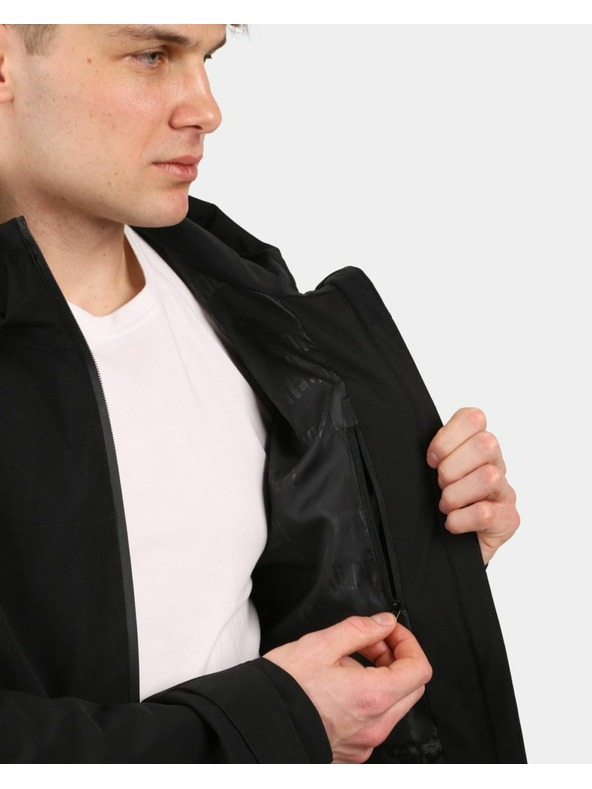 Kilpi Pánsky outdoorový kabát Kilpi AYRA-M Čierna