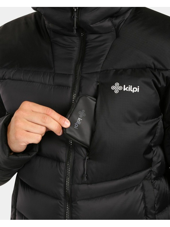 Kilpi Pánska páperová bunda Kilpi GUSS-M Čierna