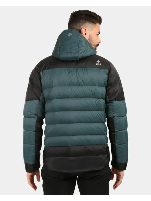 Kilpi Pánska páperová bunda Kilpi GUSS-M Tmavozelená