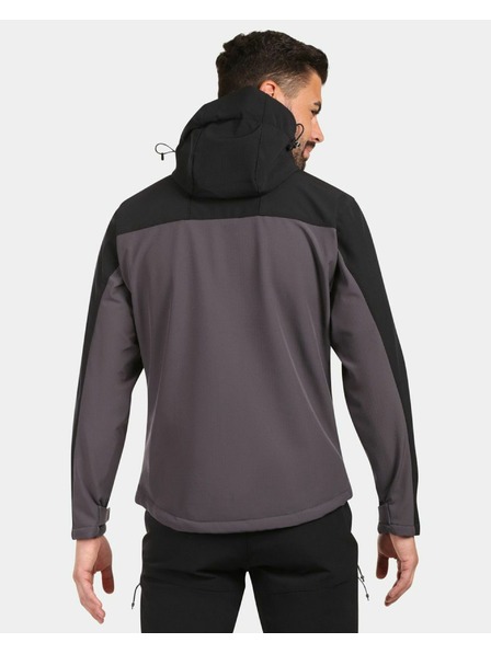 Kilpi Pánska softshellová bunda Kilpi ONTAVIO-M Tmavosivá