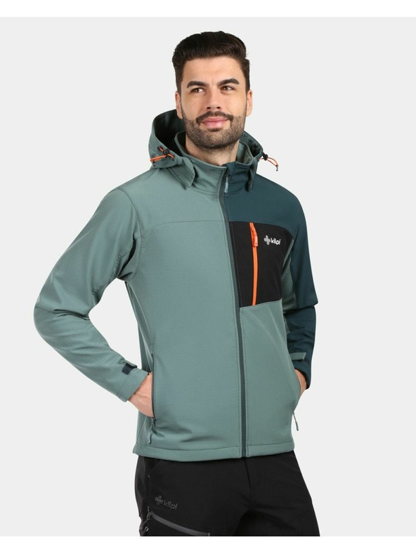 Kilpi Pánska softshellová bunda Kilpi ONTAVIO-M Khaki