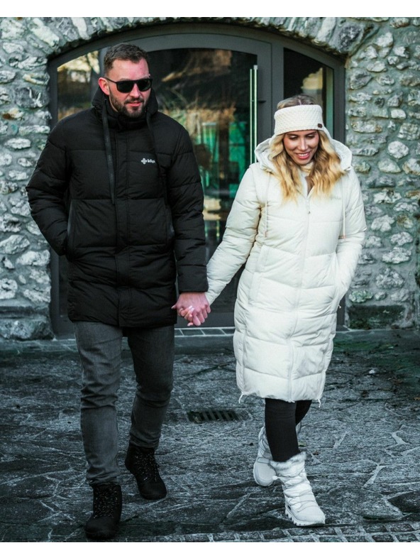 Kilpi Pánsky zateplený kabát Kilpi NELSON-M Čierna