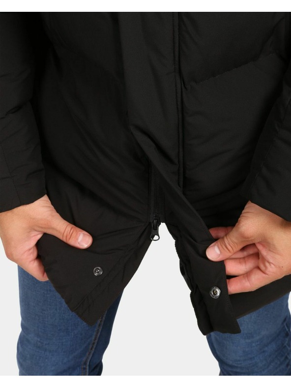 Kilpi Pánsky zateplený kabát Kilpi NELSON-M Čierna