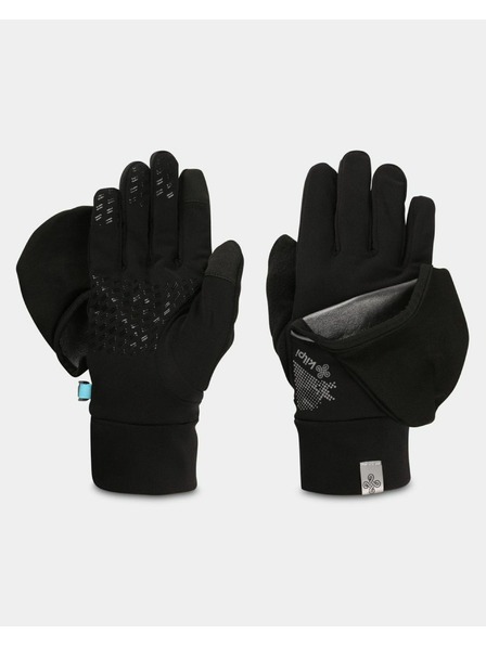 Kilpi Unisex bežecké rukavice Kilpi DRAG-U Čierna