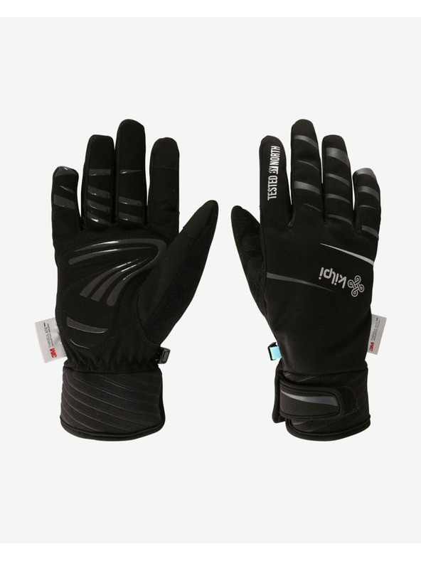 Kilpi Unisex softshellové rukavice Kilpi ROT-U Čierna