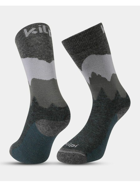 Kilpi Unisex turistické ponožky Kilpi NORS-U Zelená