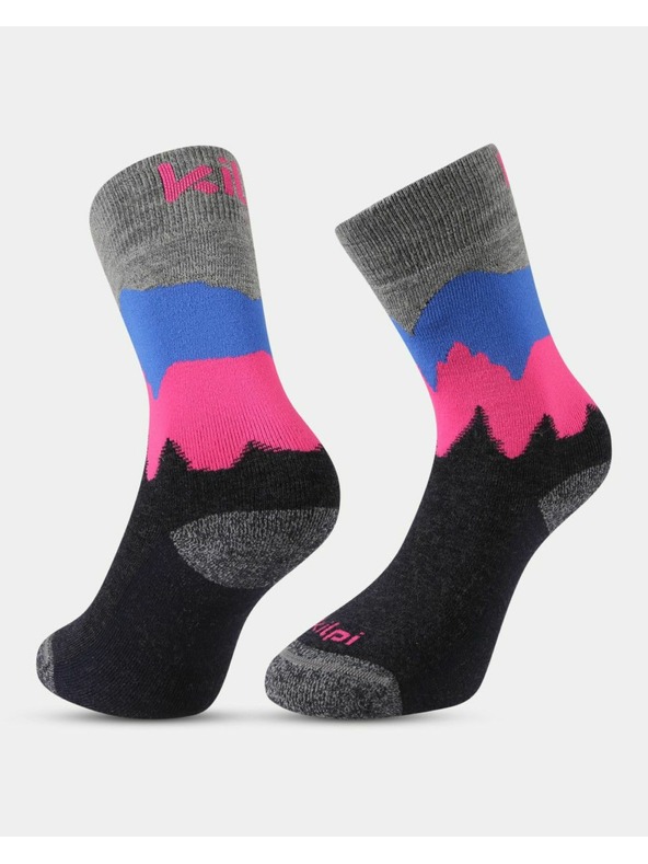 Kilpi Unisex turistické ponožky Kilpi NORS-U Tmavo modrá