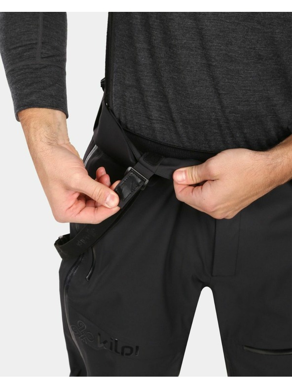 Kilpi Pánske hardshellové nohavice Kilpi LAZZARO-M Čierna
