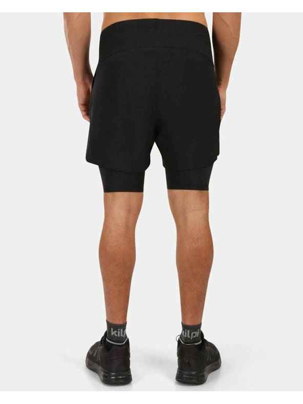 Kilpi Pánske bežecké kraťasy pre pohodlie a výkon Kilpi BRAGA-M Čierna
