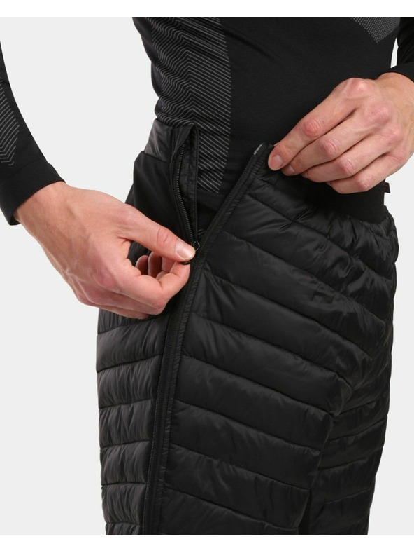 Kilpi Pánske zateplené krátke nohavice Kilpi FANCY-M Čierna