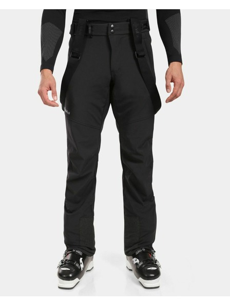 Kilpi Pánske softshellové lyžiarske nohavice Kilpi RHEA-M Black