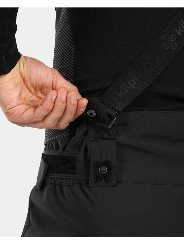 Kilpi Pánske softshellové lyžiarske nohavice Kilpi RHEA-M Black