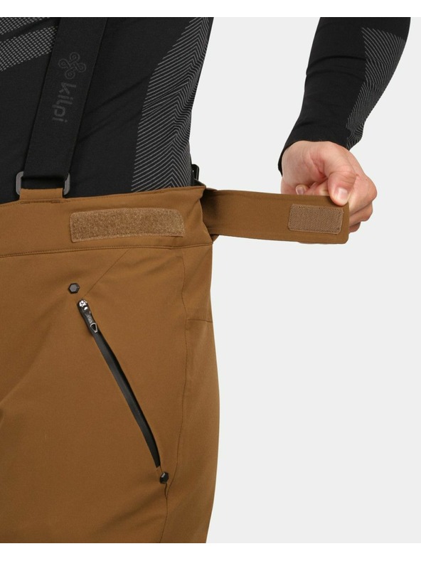 Kilpi Pánske lyžiarske nohavice Kilpi METHONE-M Hnedá