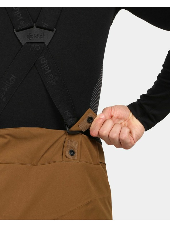 Kilpi Pánske lyžiarske nohavice Kilpi METHONE-M Hnedá