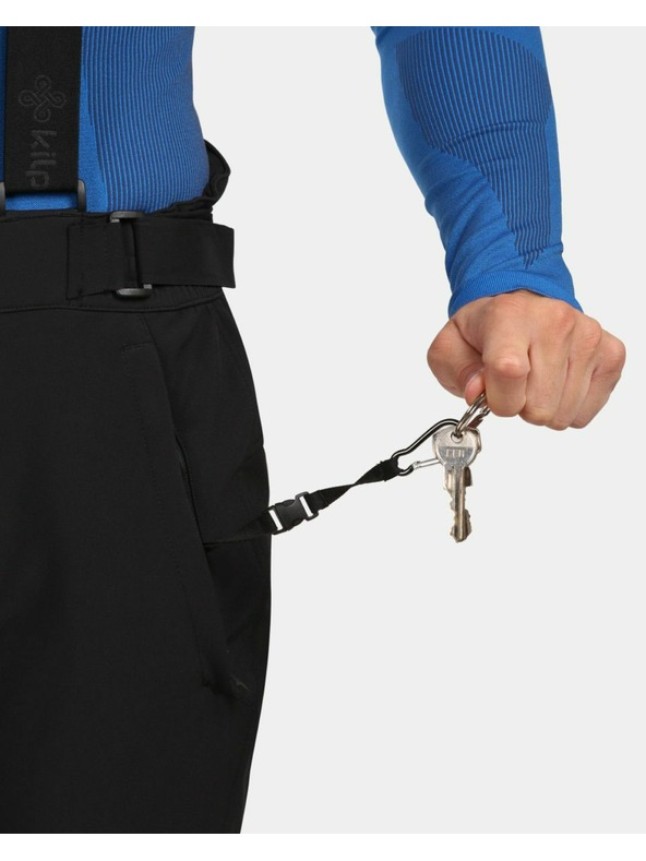 Kilpi Pánske softshellové lyžiarske nohavice Kilpi RHEA-M Black