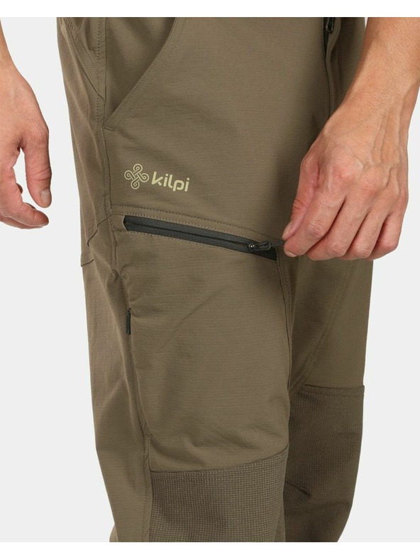 Kilpi Pánske outdoorové nohavice Kilpi VILLAIN-M Zelená